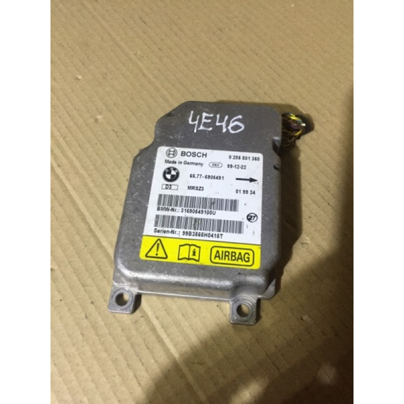 Блок управления airbag (airbag/безопасность) BMW 3-series E46 1999 M47D20 65776905491
