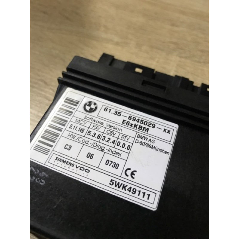 Блок комфорта (электрика / блок управления) BMW 5-series E60 2004 M54B22 61356945029