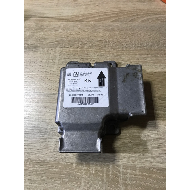 Блок управления airbag (airbag/безопасность) Opel SIGNUM 1 2006 2.2 YH 13186947