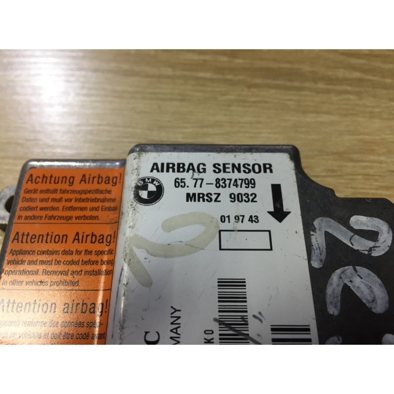 Блок управления airbag (airbag/безопасность) BMW 3-series E36 1998 M51d25 65778374799
