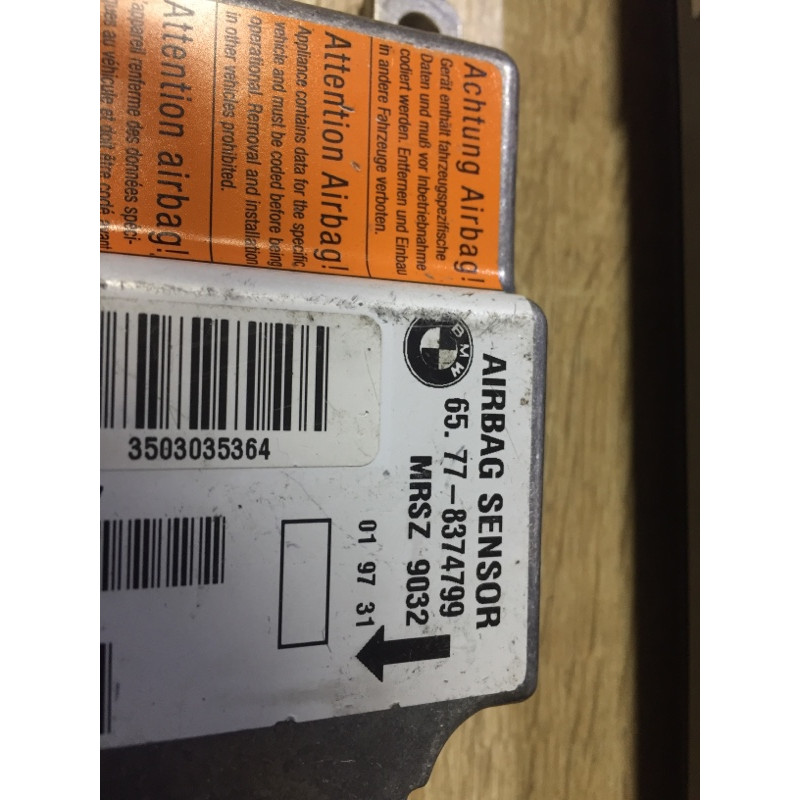 Блок управления airbag (airbag/безопасность) BMW 5-series E39 65778374799