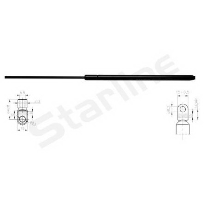 Амортизатор багажника (кузов и элементы) BMW 3-series E36 1412800