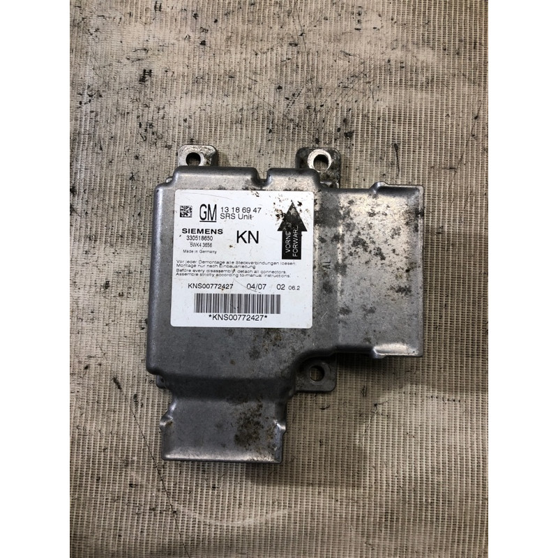 Блок управления airbag (airbag/безопасность) Opel Vectra C 2.2 Z22YH 13186947
