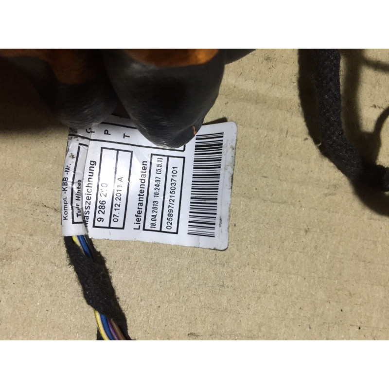 Проводка дверная (электрика) BMW 3-series F30 2013 N26B20 61 12 9 286 250