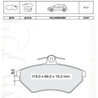 Тормозные колодки