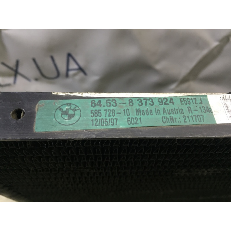 Радиатор кондиционера (отопление и кондиционирование) BMW 7-series E38 1996 M60B40 64538373924