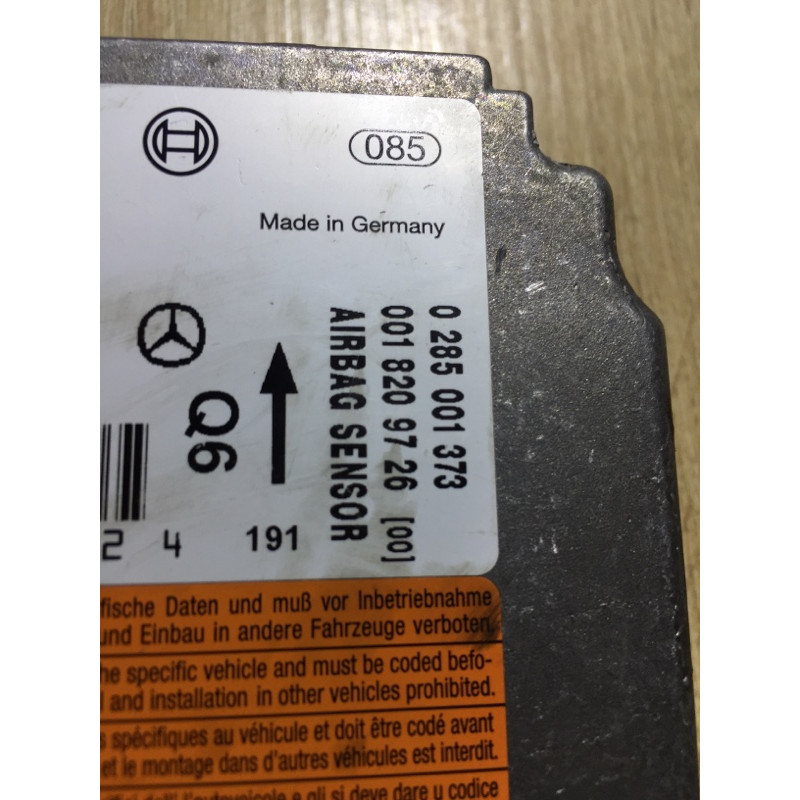 Блок управления airbag (airbag/безопасность) Mercedes-Benz C-class W203 1.8 M111.951 0285001373