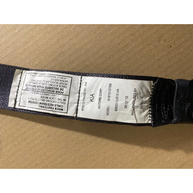 Ремень безопасности (airbag/безопасность) KIA Sorento UM 2013 2.4 898201U510VA