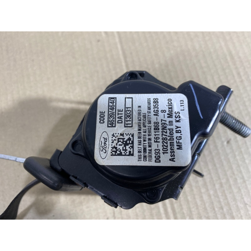 Ремень безопасности (airbag/безопасность) FORD Fusion MK5 2013 2.0 Hybrid dg93f611b68ag35b8