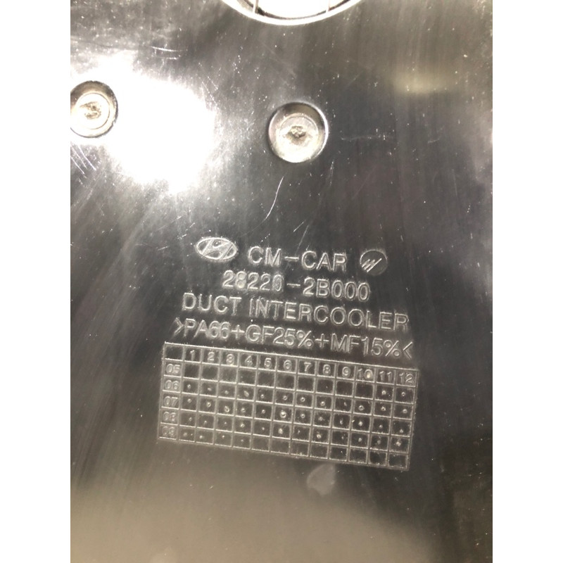 Воздуховод салона (салон) Hyundai Santa Fe CM 2009 2.2 CRDI 282202b000