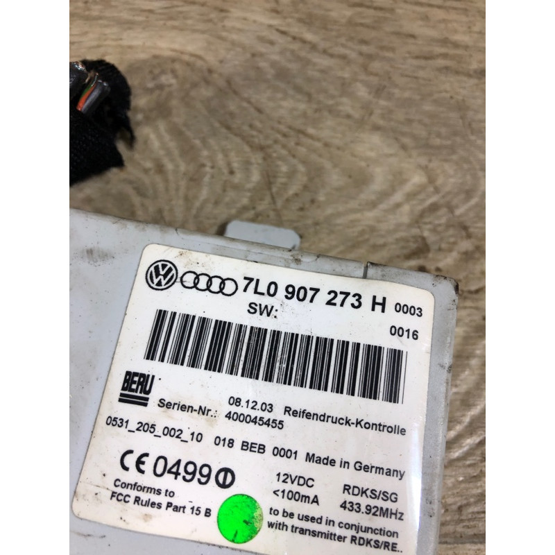 Блок управления давления в шинах (электрика / блок управления) Volkswagen Touareg 7L 2004 3.2 7l0907273h