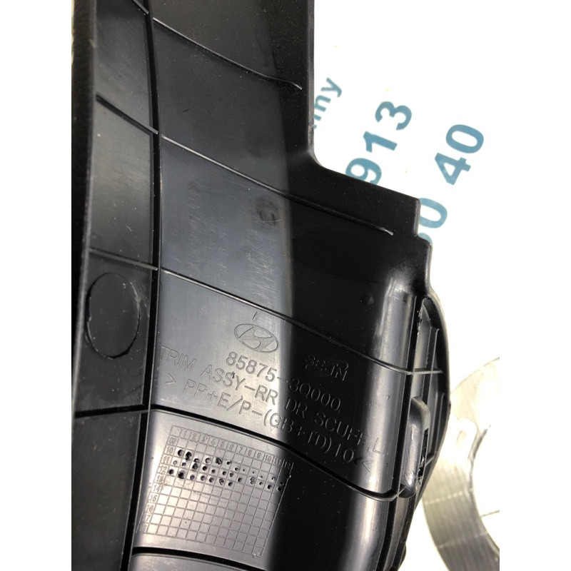 Накладка на порог (кузов и элементы) Hyundai Sonata YF 2013 2.4 858753q000