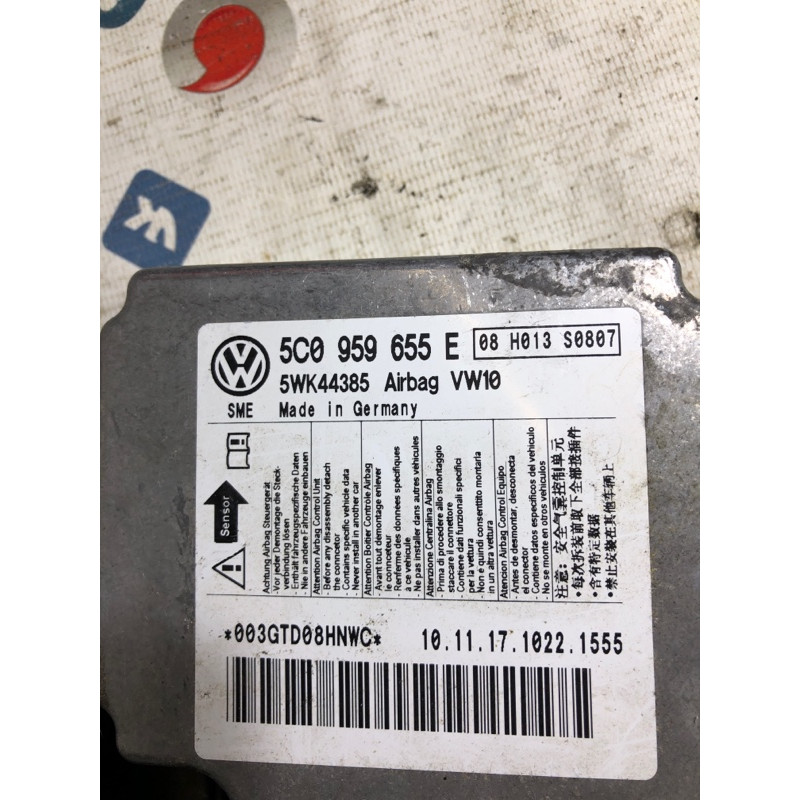 Блок управления airbag (airbag/безопасность) Volkswagen Jetta MK6 2011 2.0 5c0959655e