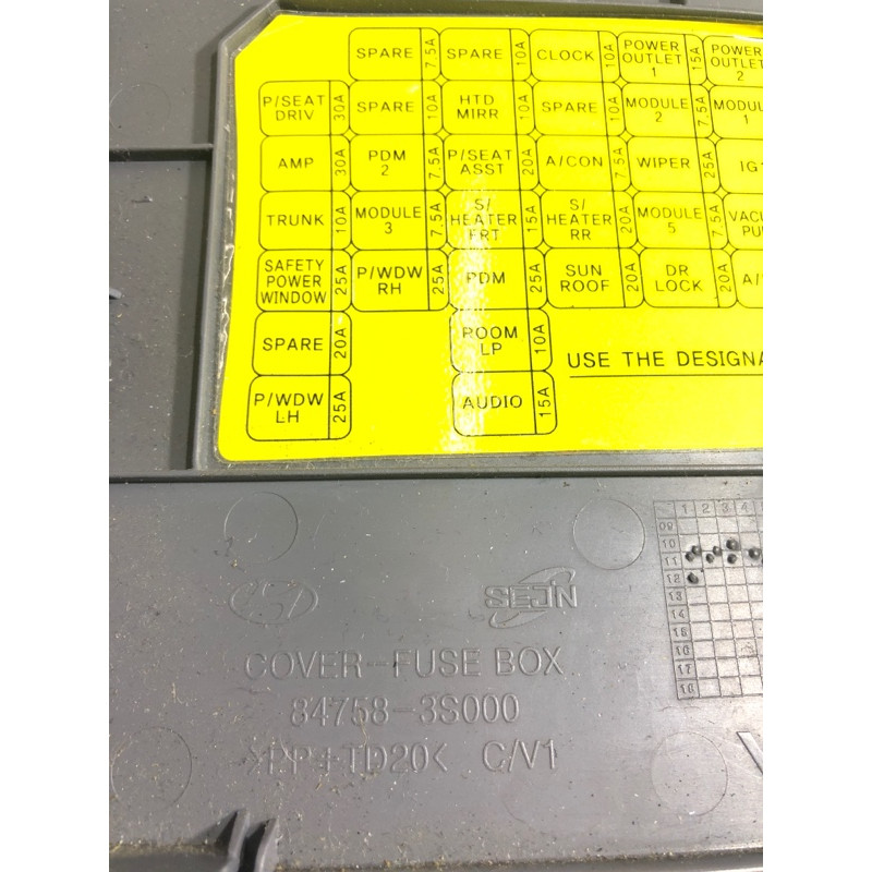 Пластик салона (салон) Hyundai Sonata YF 2013 2.4 847583s000