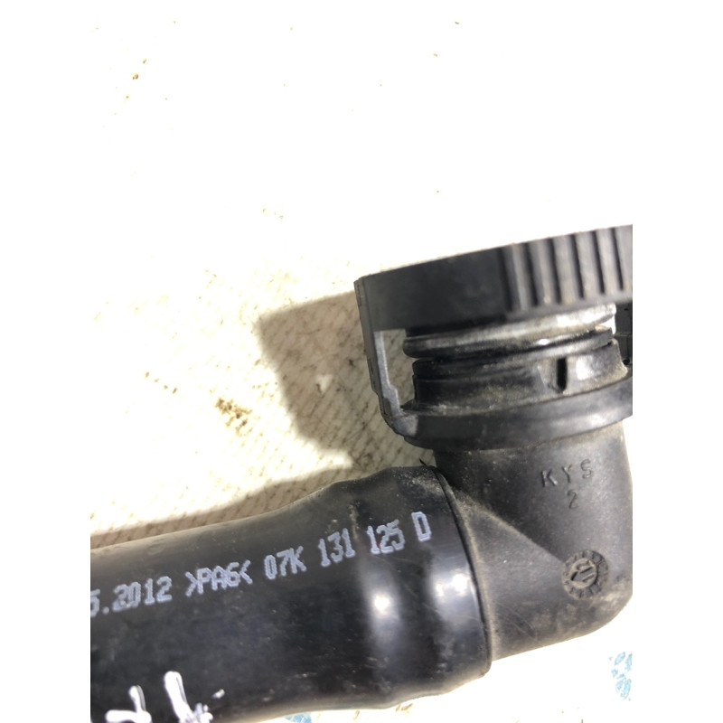 Патрубок (система охлаждения) Volkswagen Passat B7 2013 2.5 07k131125d