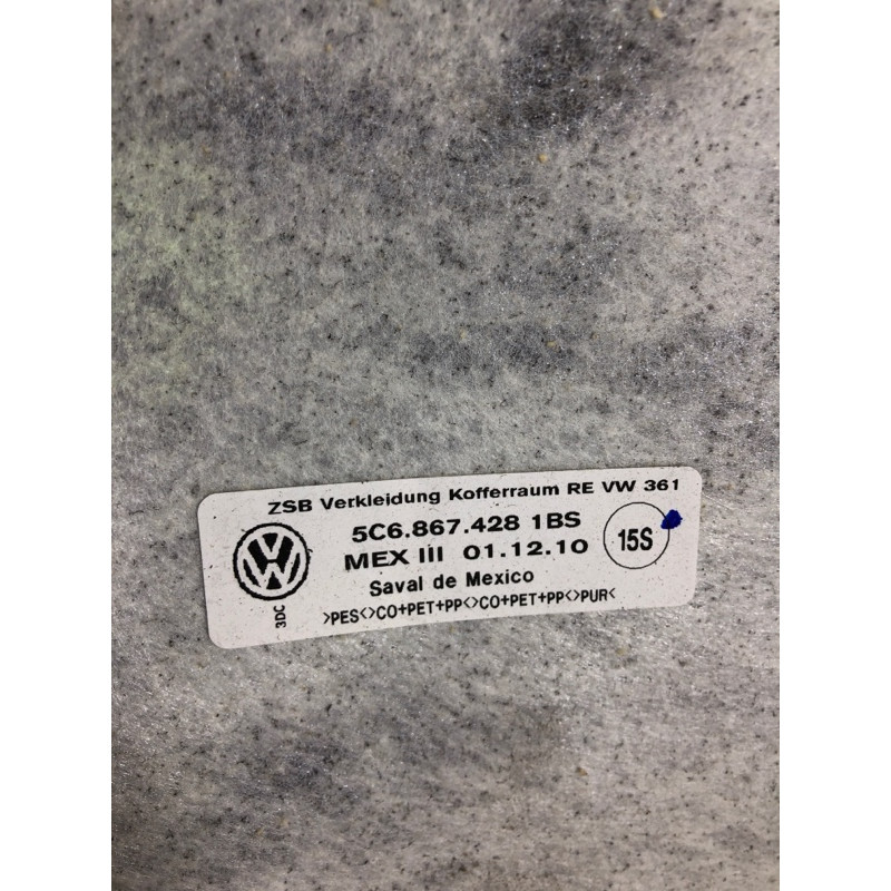 Обшивка багажника (салон) Volkswagen Jetta MK6 2011 2.0 5c6867428