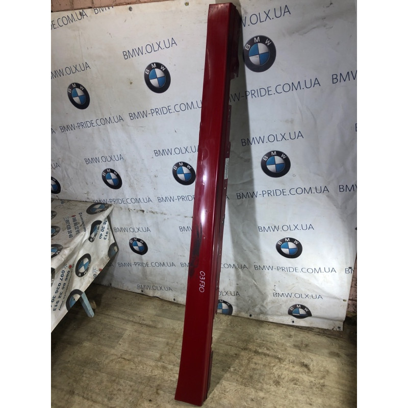 Накладка на поріг (кузов і елементи) BMW 3-series F30 2013 N47D20 51777256912