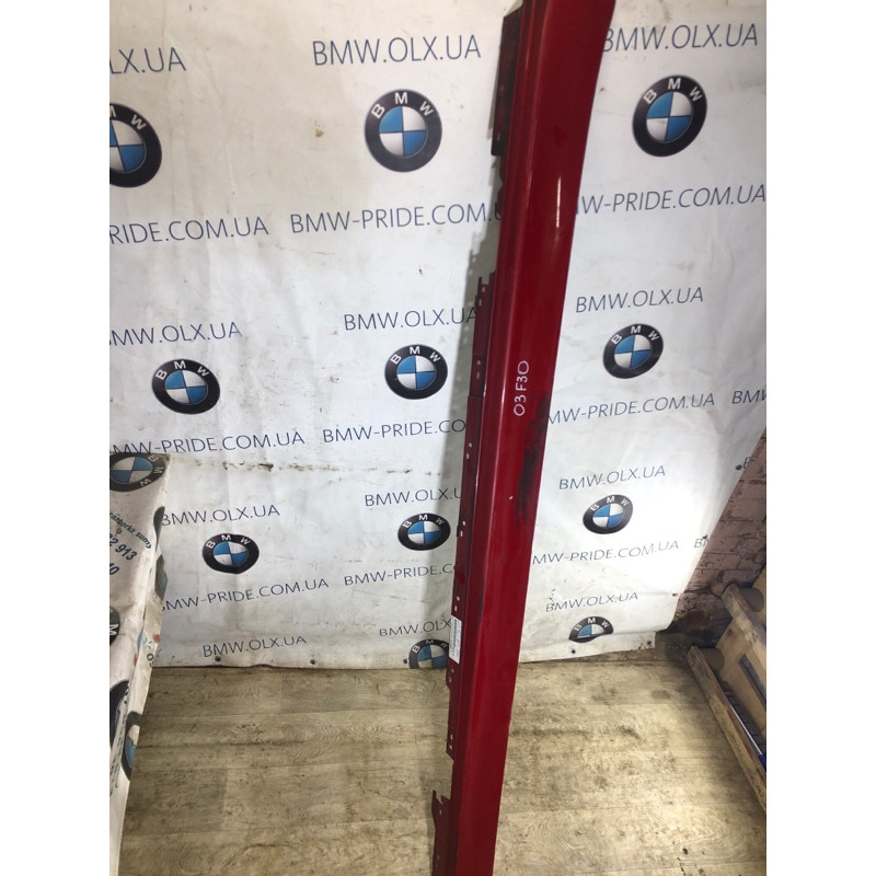 Накладка на поріг (кузов і елементи) BMW 3-series F30 2013 N47D20 51777256912