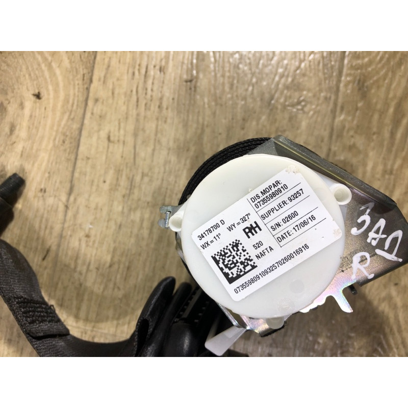 Ремень безопасности (airbag/безопасность) Jeep Renegade BU 2016 2.4 5VW77GTVAA