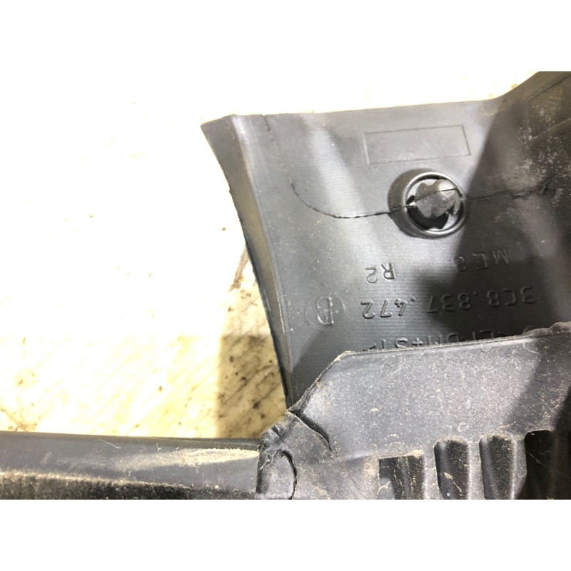 Молдинг двери внешний (кузов и элементы) Volkswagen Passat CC cc 3c8837472