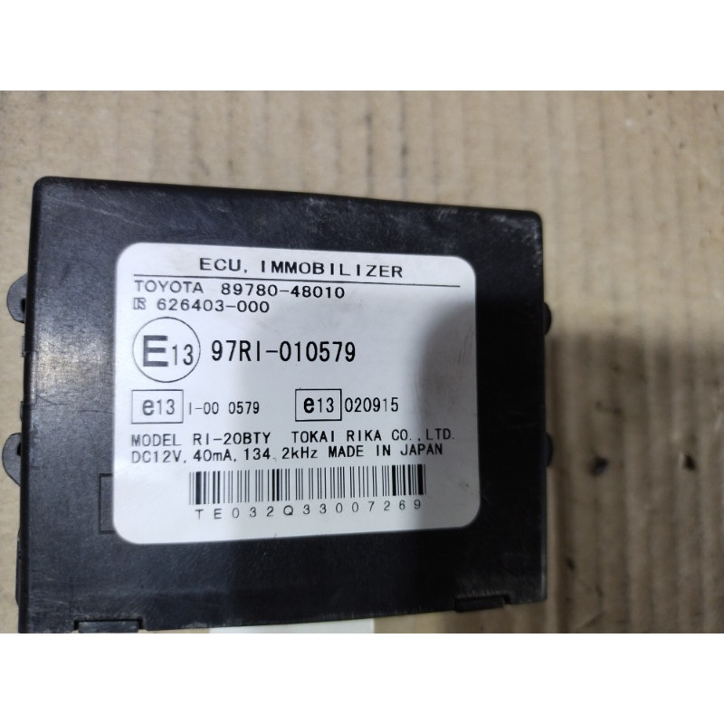 Блок управления иммобилайзером (электрика / блоки управления) Lexus RX XU30 2007 3.0 1MZ-FE 8978048010