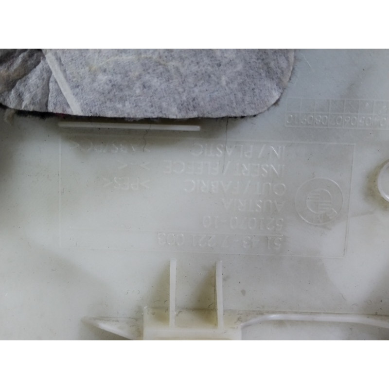 Обшивка Стойки (салон) BMW 3-series F30 2013 N47D20 51437221003