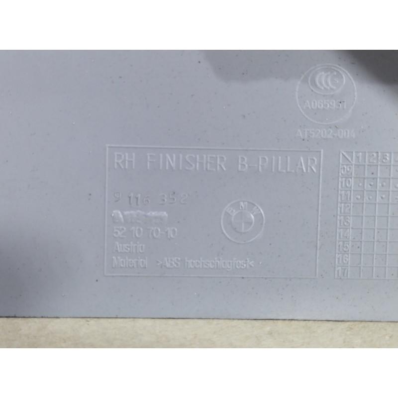 Обшивка Стойки (салон) BMW 5-series F10 2013 N63B44 9116352