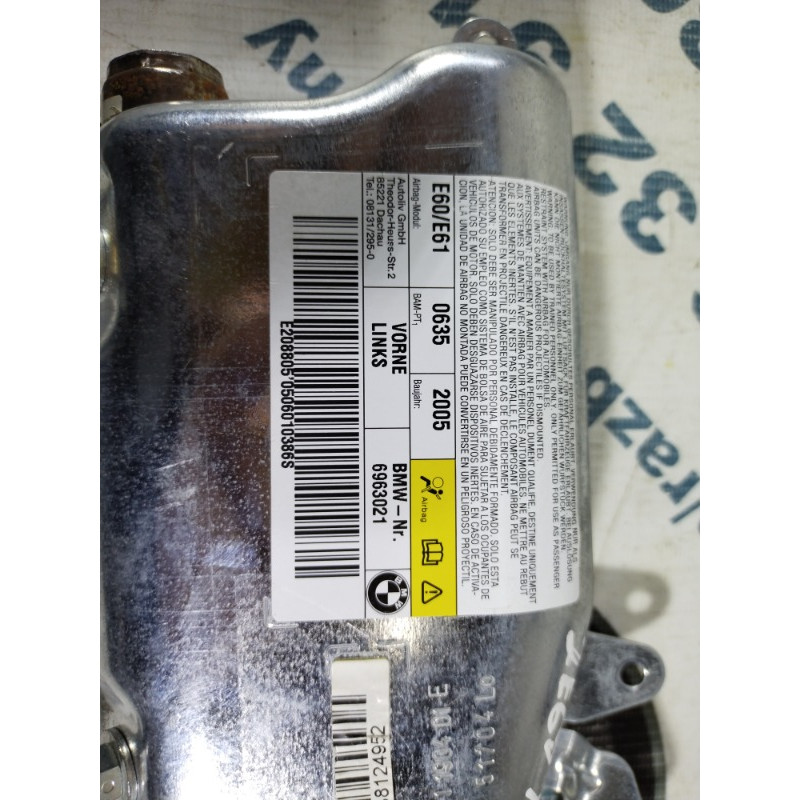Airbag двері (airbag/безопасность) BMW 5-series E60 M54b30 72126963021