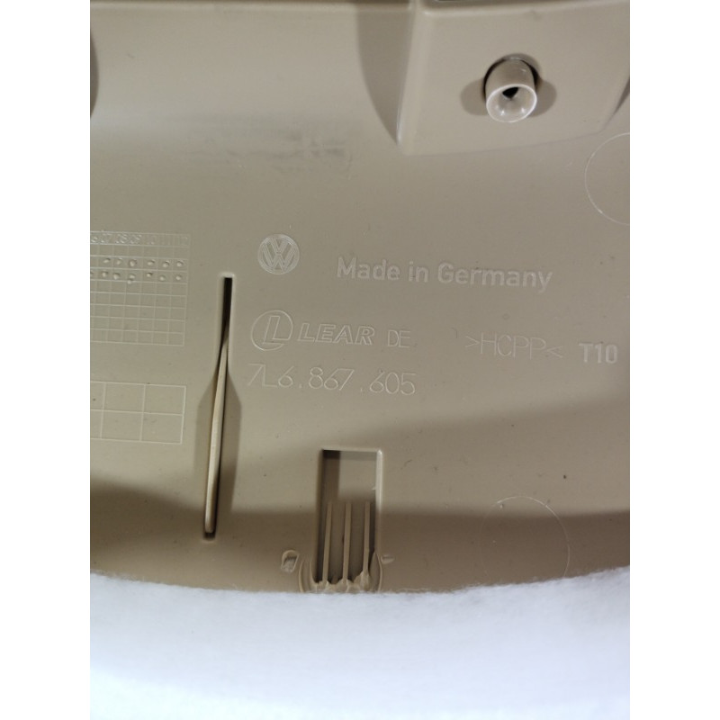 Обшивка крышки багажника (салон) Volkswagen Touareg 7L 2004 3.2 7L6867601D