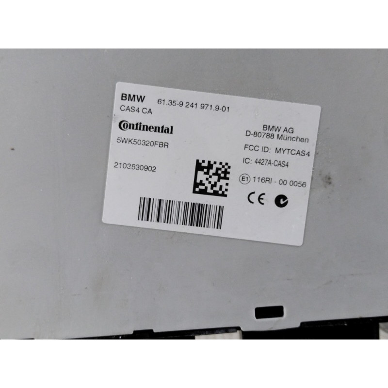 Блок управления CAS (электрика / блоки управления) BMW 5-series F10 2011 N63B44 61359241971