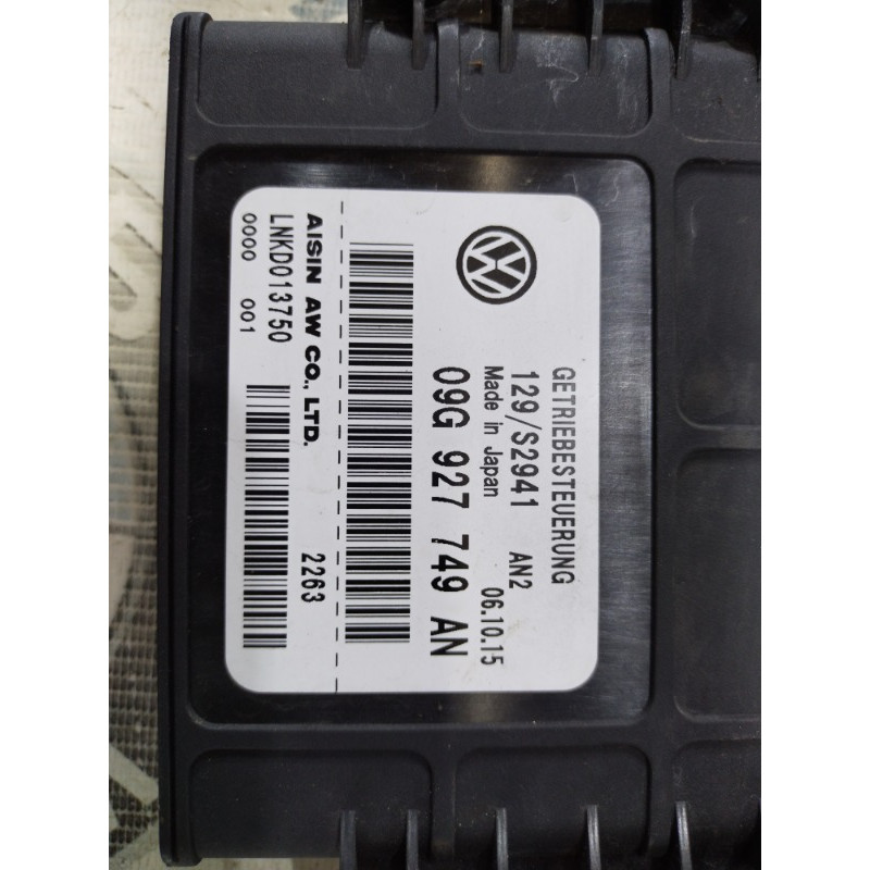Блок управления АКПП (электрика / блок управления) Volkswagen Passat B8 2016 1.8 09G927749AN