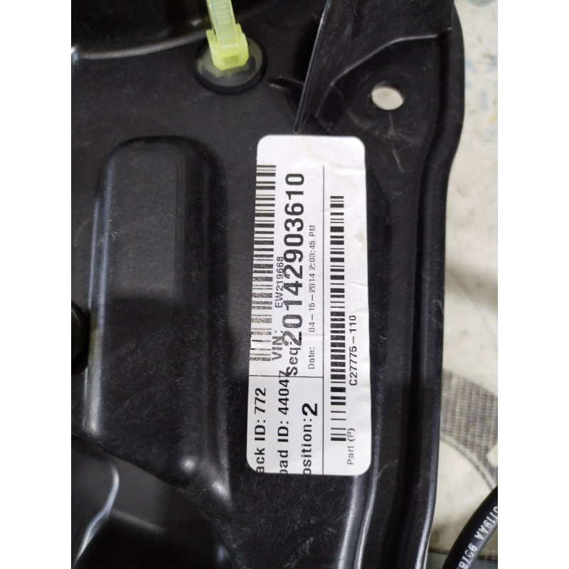 Механизм стеклоподъемника с мотором (кузов и элементы) Jeep Cherokee KL 2014 2.4 68227 256AA