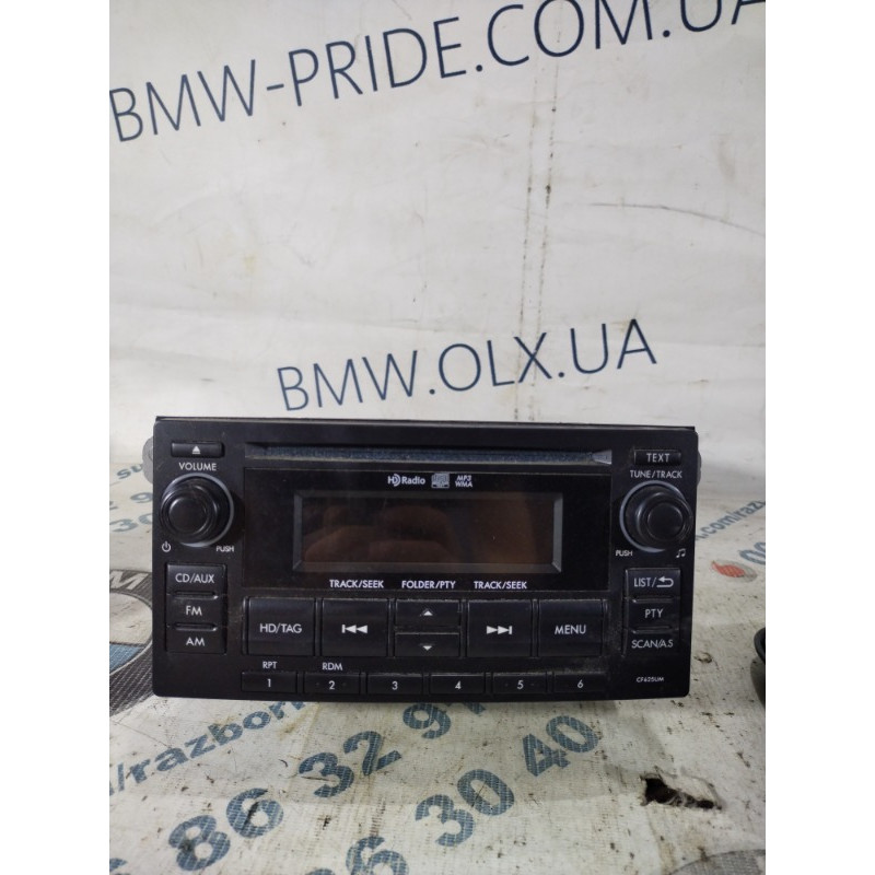 Магнитофон (электрика) Subaru Forester SJ 2014 2.5 86201sg620