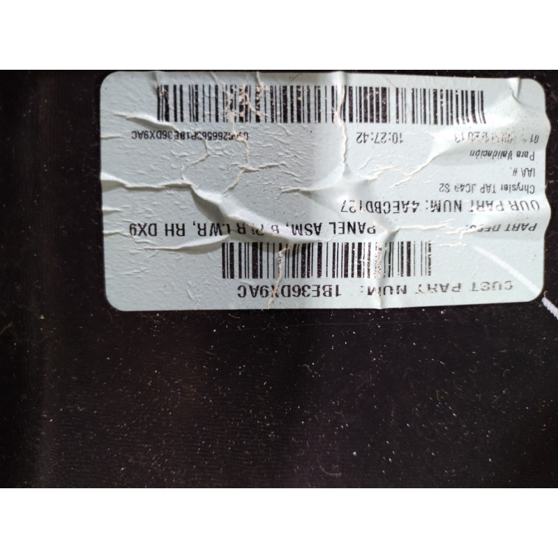 Обшивка Стойки (салон) Dodge Journey SXT 2014 3.6 1be36dx9ac