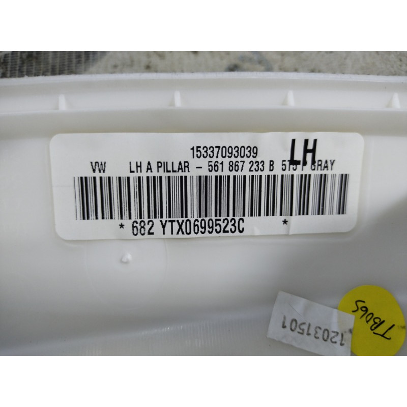 Обшивка Стойки (салон) Volkswagen Passat B8 2016 1.8 561867233b