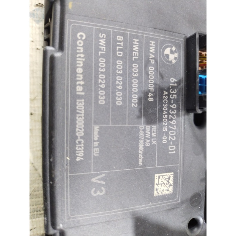 Блок комфорту (електрика / блок управління) BMW 3-series F30 2013 N20B20 61359329702
