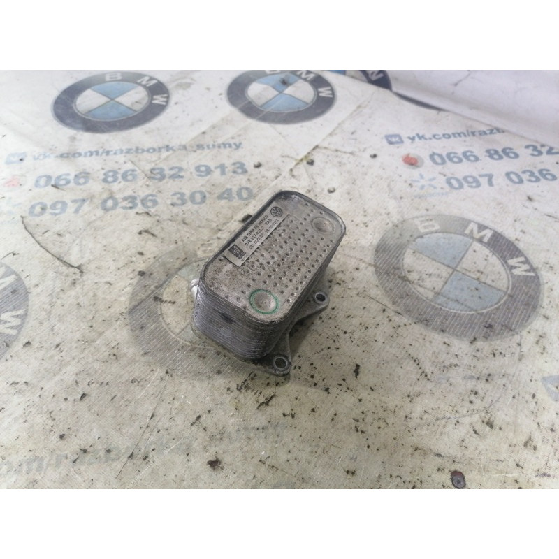 Теплообменник масляного фильтра (двигатель и элементы) Volkswagen Jetta MK6 2011 2.5 07k117021c