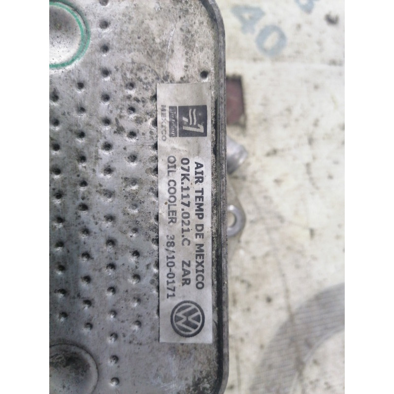Теплообменник масляного фильтра (двигатель и элементы) Volkswagen Jetta MK6 2011 2.5 07k117021c