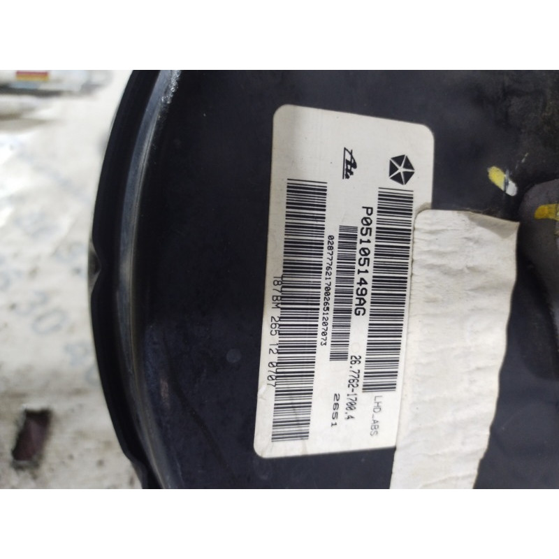 Вакуумный усилитель тормозов в сборе (тормозная система) Jeep Patriot MK74 2012 2.4 05105149ag