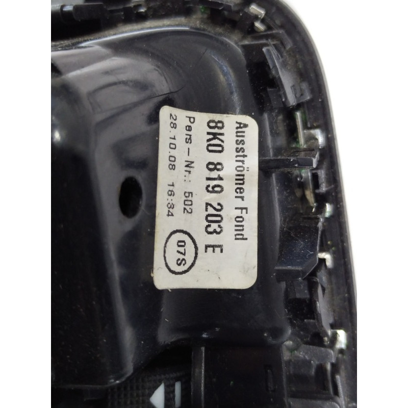 Воздуховод центральный (салон) Audi A5 8T 8k0819203