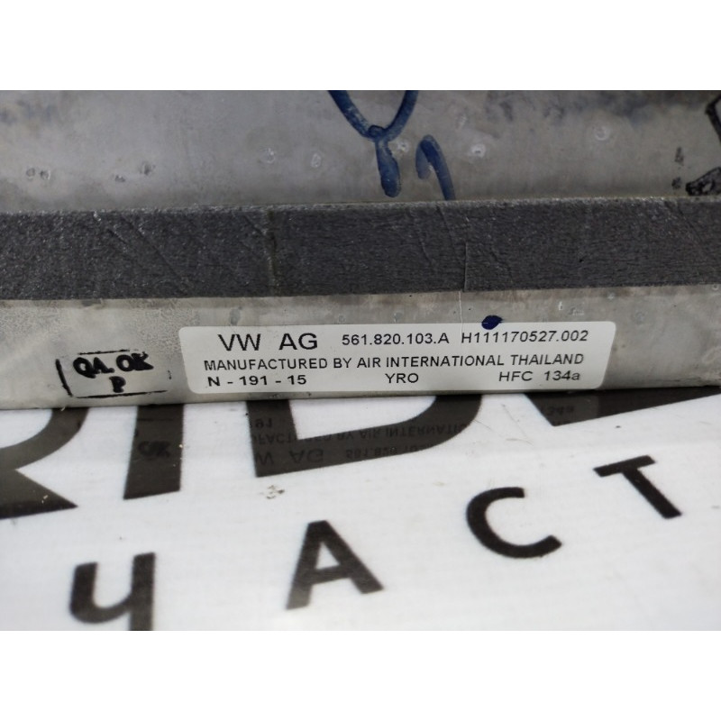 Испаритель кондиционера (отопление и кондиционирование) Volkswagen Passat B8 2016 1.8 561820103A