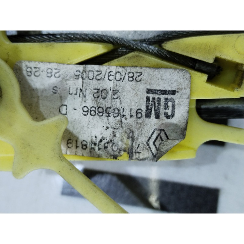 Механизм стеклоподъемника (кузов и элементы) Opel Vivaro 1 2007 1.9 D 91165696