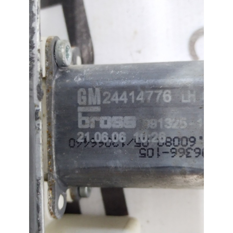 Механизм стеклоподъемника с мотором (кузов и элементы) Opel SIGNUM 1 2006 2.2 YH 24414776