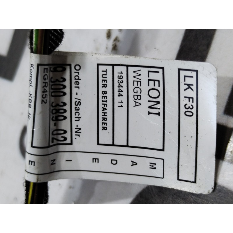 Проводка дверна (електрика) BMW 3-series F30 2013 N20B20 61129300389