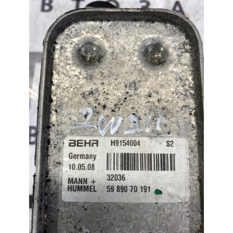 Теплообменник масляного фильтра (двигатель и элементы) Mercedes-Benz E-class W211 2008 3.5 5989070191