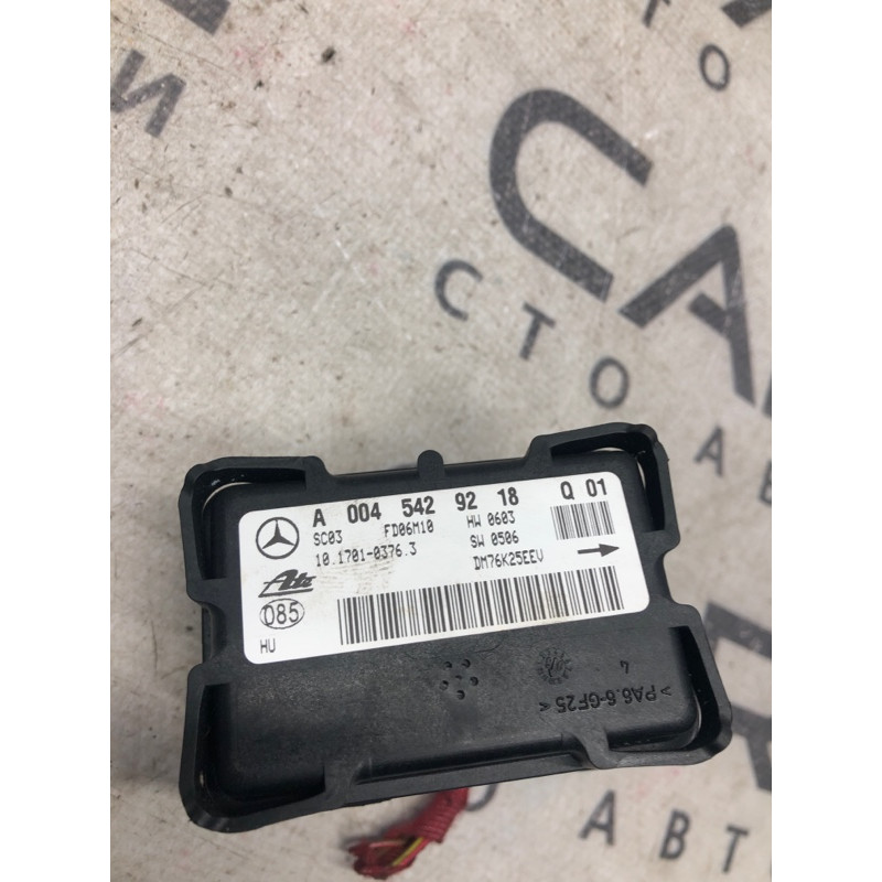 Датчик поперечного ускорения (ESP) (электрика / датчики) Mercedes-Benz C-class W203 2007 3.0 a0045429218