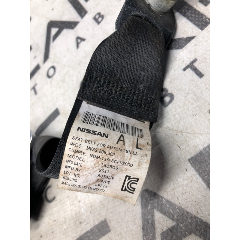 Ремень безопасности (airbag/безопасность) Infiniti QX60 L50 2015 3.5