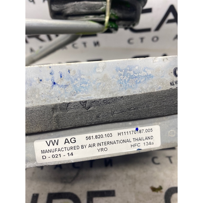 Испаритель кондиционера (отопление и кондиционирование) Volkswagen Passat B7 2014 1.8 561820103