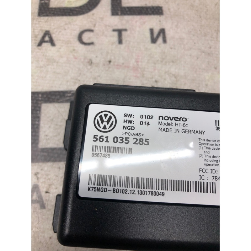 Блок управления навигацией (электрика / блок управления) Volkswagen Passat B7 2014 1.8 561035285