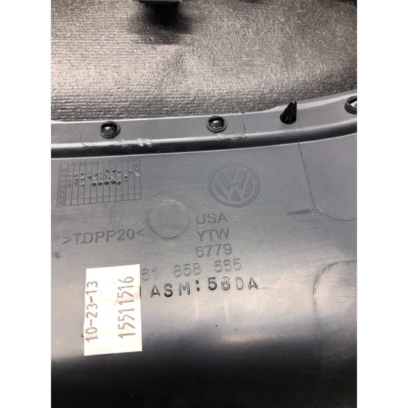 Кожух рульової колонки верхній (салон) Volkswagen Passat B7 2014 1.8 561858565